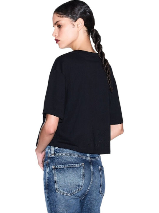 Armani Exchange T-Shirt Μαύρο