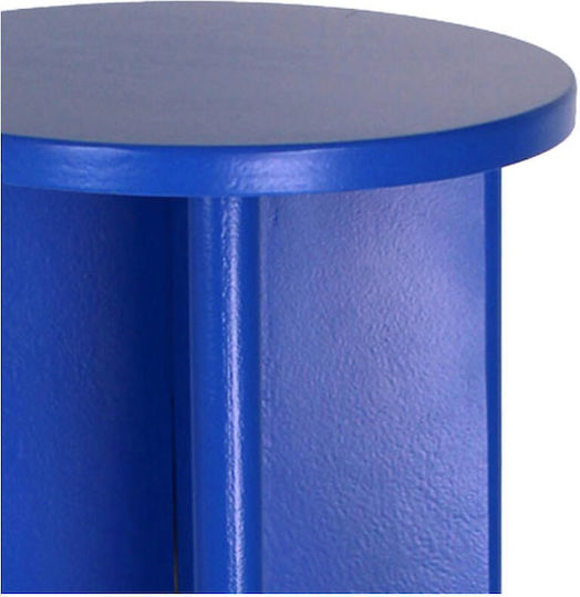 Βοηθητικό Τραπεζάκι Stylish Ξύλο Ξύλινο Μπλε Μ34xΠ34xΥ120εκ.