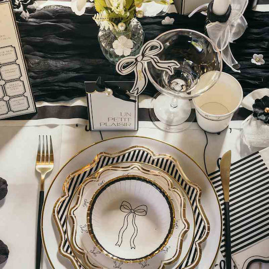 Beauty Home Συσκευασία Δώρου Μαύρη 8x8εκ.