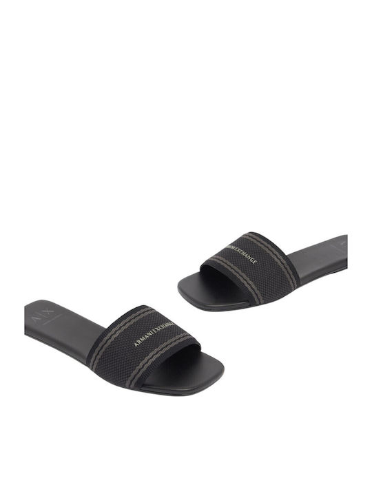Women's Flat Sandals in Black Color