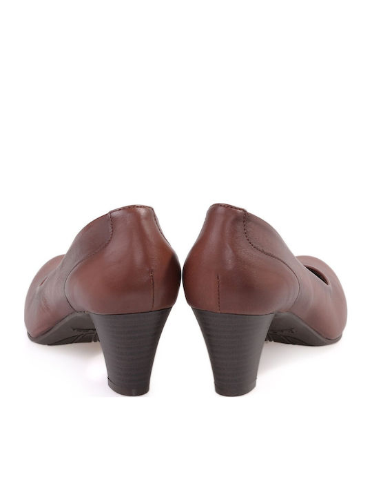 Leather Brown Heels