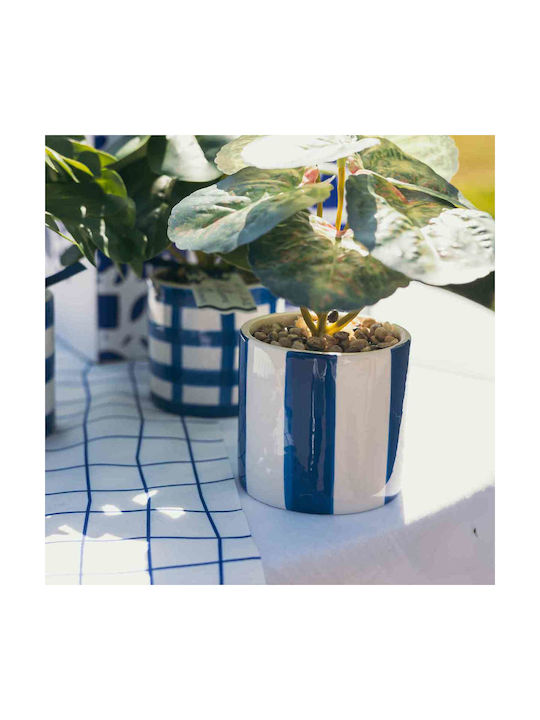 Τεχνητό Φυτό σε Γλαστράκι Μπλε 17cm Beauty Home