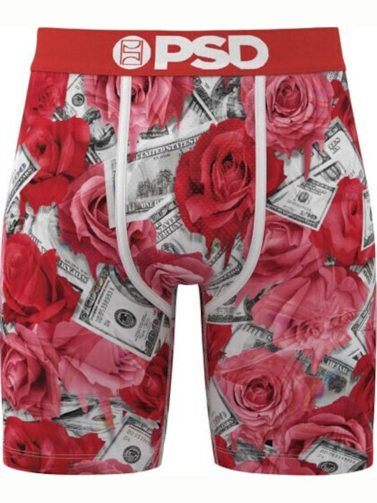 Men's Boxer Red with Patterns