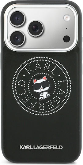 Karl Lagerfeld Point + & Choupette Sketch Magsafe Iphone 17 Pro Max Schwarze Handyhülle