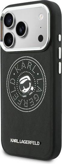 Handyhülle Karl Lagerfeld Point + & Karl Sketch Magsafe iPhone 17 Pro Max Schwarz