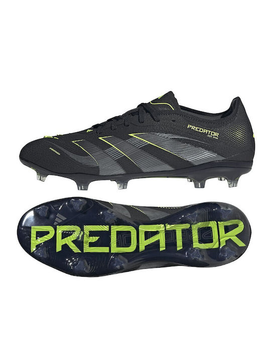 adidas Predator Pro Football Shoes with Cleats Black