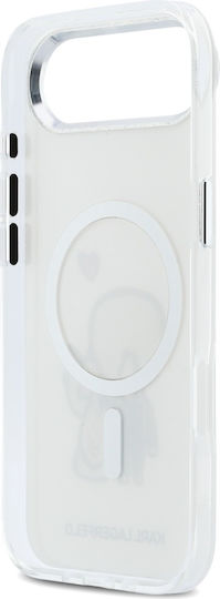 Karl Lagerfeld Karl + & Choupette Handyhülle Rückseite Magsafe iPhone Air Transparent