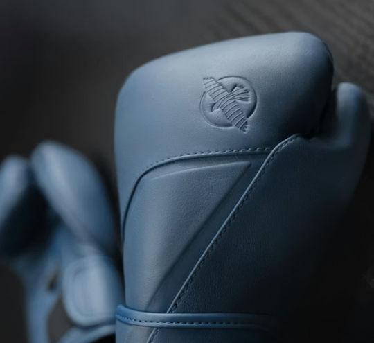 Hayabusa Boxhandschuhe Leder für Kampf Blau