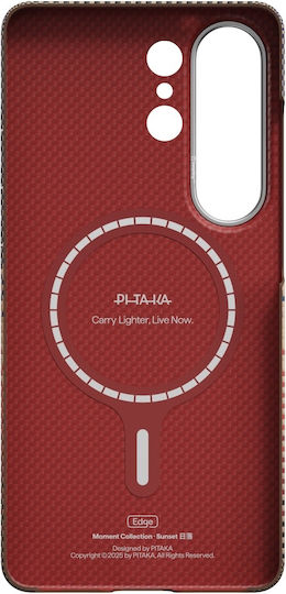 Pitaka Back Cover Aramid Fiber / Plastic 1.1mm Brown Galaxy S26 Ultra
