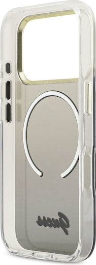 Guess Guess Iml Gradient Script Rückseite Kunststoff Schwarz Für iPhone 17 Pro Max