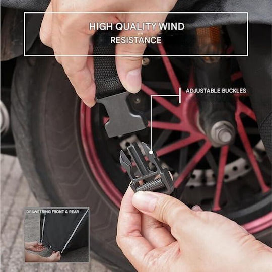 Husă Impermeabilă Pentru Bicicletă TeamObsidian 1-3 Biciclete Material Durabil Protecție UV Negru