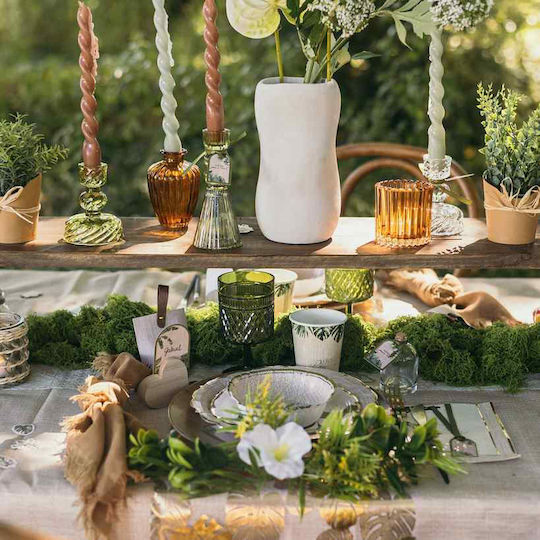 Beauty Home Βάζο Γυάλινο Jeanne Καφέ Y10.5cm Beauty Home Βάζο Γυάλινο Jeanne Καφέ Y10.5cm