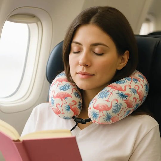 Multicolour Orthopedic Travel Pillow 30x30x9cm