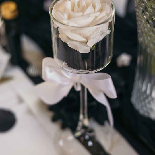 Beauty Home Ποτήρι Κρασιού για Γάμο από Γυαλί Beauty Home Ποτήρι Κρασιού για Γάμο από Γυαλί