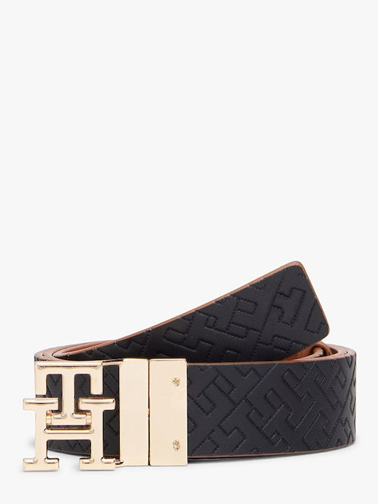 Tommy Hilfiger Reversible Δερμάτινη Γυναικεία Ζώνη Ταμπά