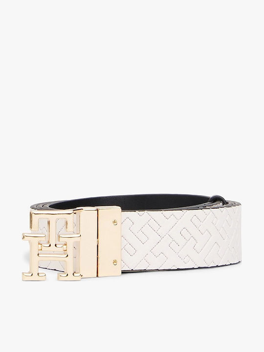 Tommy Hilfiger Reversible Leather Women's Black Belt