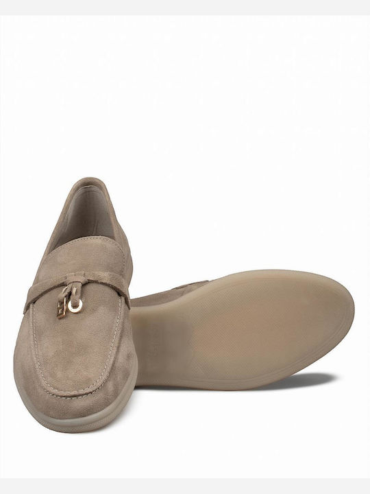 Damen Loafers in Gray Farbe
