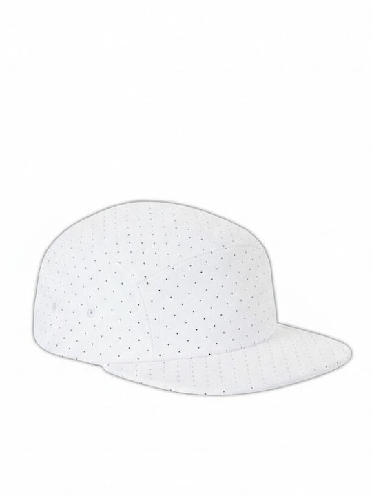 Sol's Taylor 01687 Polka Dot Five Panel Jockey 100% Cotton White French Navy-989