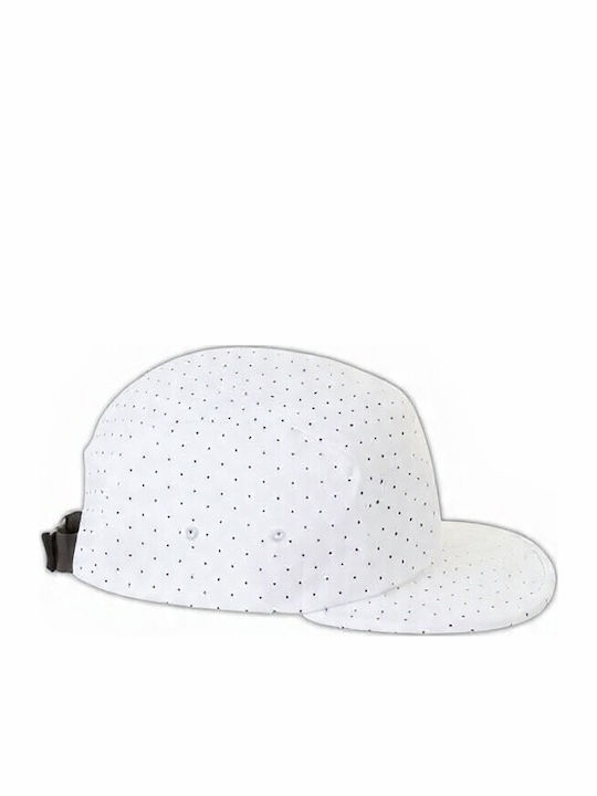 Sol's Taylor 01687 Polka Dot Five Panel Jockey 100% Cotton White French Navy-989