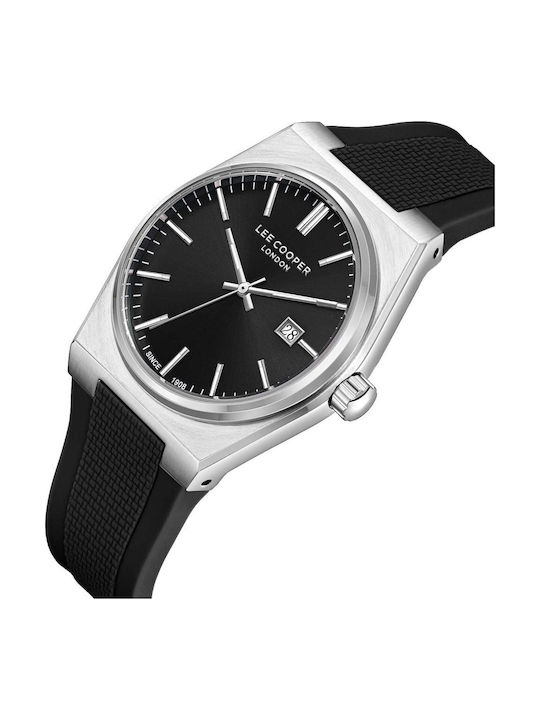 Lee Cooper Watch Battery with Rubber Strap