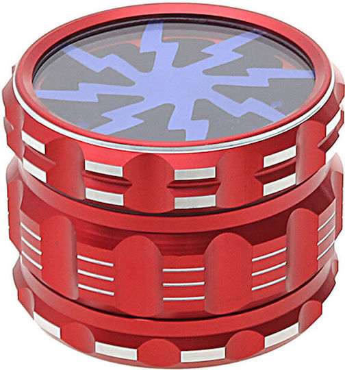 Grinder Τρίφτης «lightning» 55mm 4parts Διάφορα Χρώματα