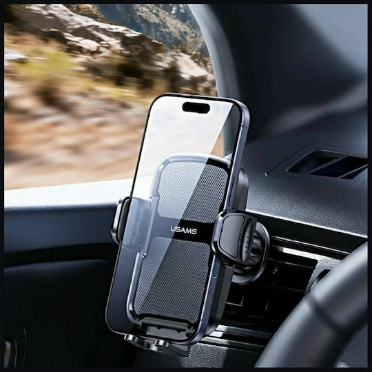 Usams Car Mobile Mount with Adjustable Hooks Black