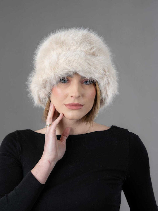 Elusso. Дамска Шапка Бежова