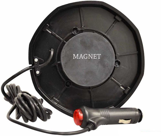 Magnetic Car LED Beacon 8 COB LED 12-24V 14cm 5100-81 Orange Lighting