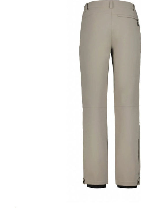 Icepeak 857010542-245 Pantaloni de schi și snowboard pentru bărbați Ski & Snowboard Coajă moale Bej