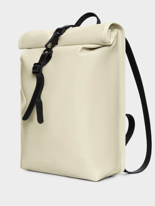 Rains Rolltop Rucksack Wasserdicht 17Es Ecru