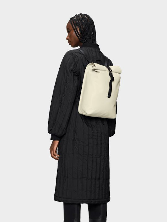 Rains Rolltop Rucksack Wasserdicht 17Es Ecru