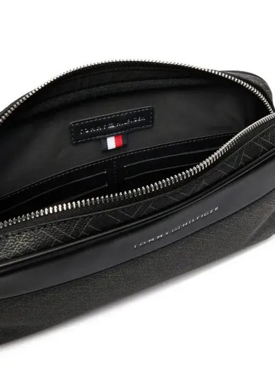Monogram Leder Damenbeutel Handtasche Schwarz