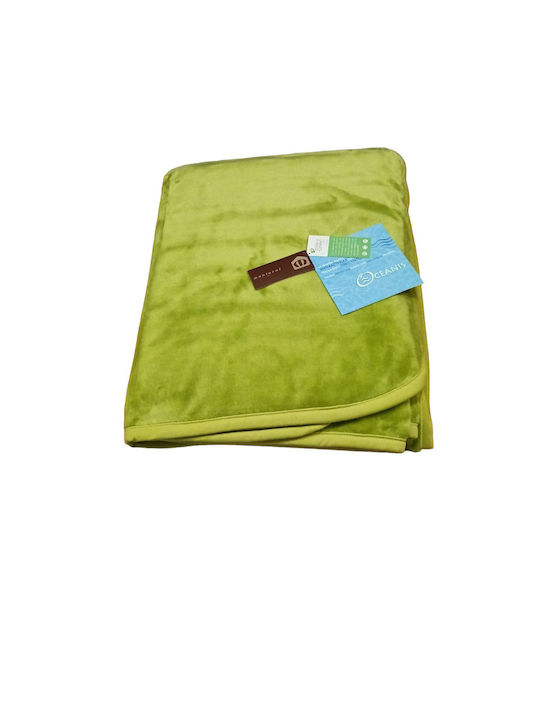 Manterol Casa Hypoallergenic Oceanis Color Spanish Velvet Single Blanket 160x240cm