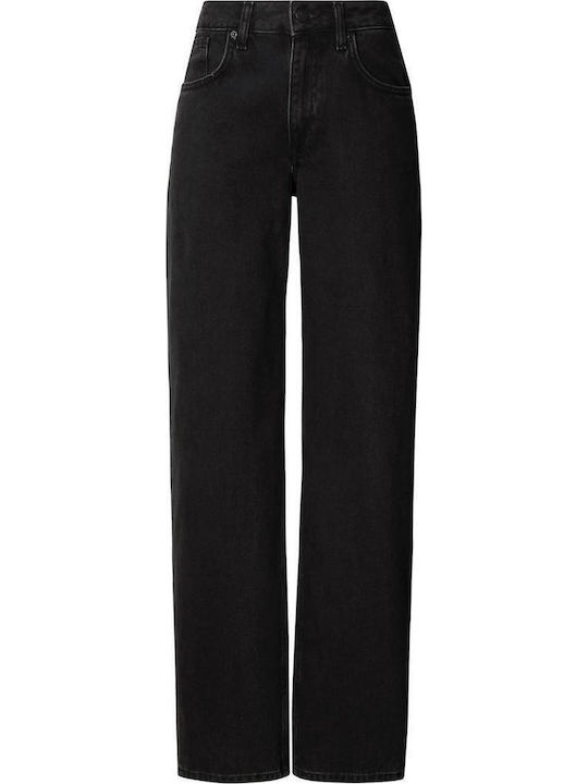 Γυναικείο Jean Παντελόνι σε Relaxed Εφαρμογή Black
