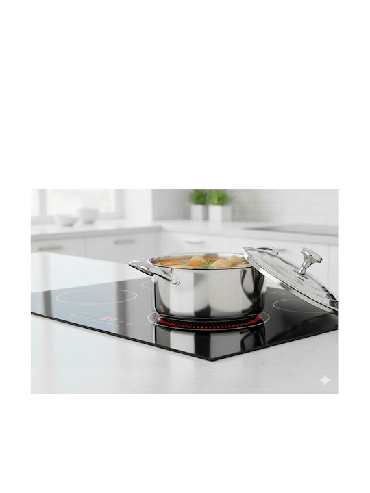 Cheffinger Deep Stainless Steel Pot 6lt / 28cm