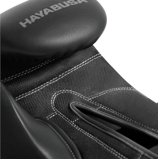 Hayabusa S4 Γάντια Πυγμαχίας Δερμάτινα για Αγώνα Μαύρα