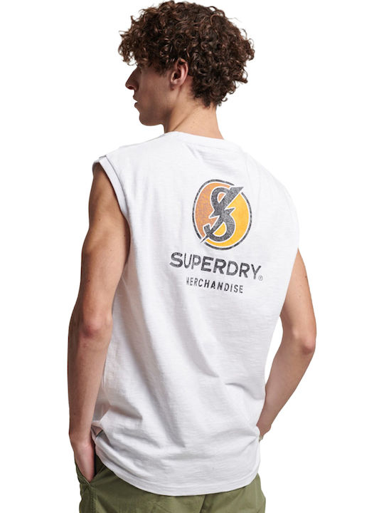 Superdry D2 Ovin Vintage Тениска Бял
