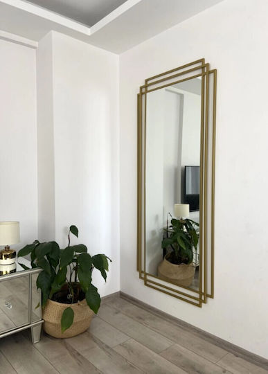 SteweHome Ορθογώνιος Χρυσός 180x80cm SteweHome Ορθογώνιος Χρυσός 180x80cm