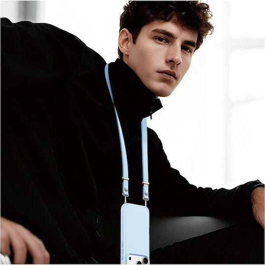 Κορδόνι Τηλεφώνου Usams Zb360 1 08–2 08 Μέτρα Ανοιχτό Μπλε