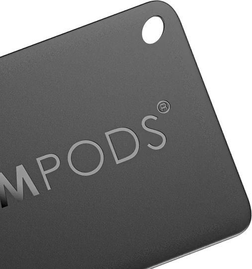 Boompods Boomcard Съвместим С Google Find Hub Сив С Откриване На Смартфон Презареждаща Се Батерия