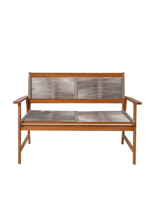 Living Διθέσιος Καναπές Εξωτερικού Χώρου Rattan 120x68x84cm