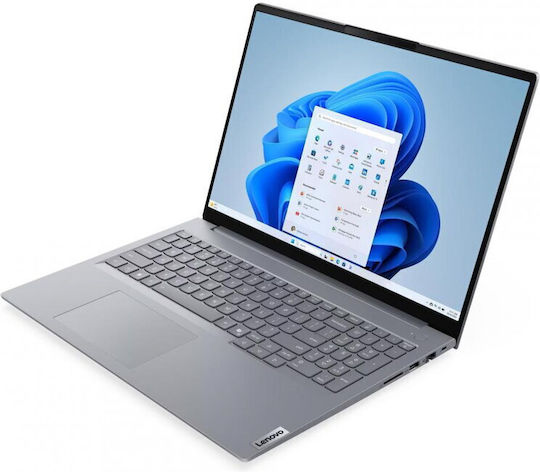 Lenovo ThinkBook 16 G9 IRL 16" IPS FHD+ (5-210H/16GB/512GB SSD/W11 Pro) Арктическо сиво (UK Клавиатура)