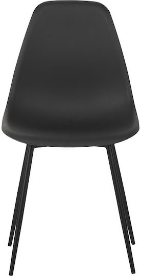 Ballen Стол За Трапезария От Полипропилен Черен 41.5x53x84.5см
