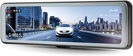 Mio R860WD 1080P Mirror Car DVR Set with Rear Camera, 11.26" Display with Clip