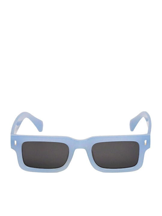AV Sunglasses Bella Unisex Γυαλιά Ηλίου με Μπλε Κοκκάλινο Σκελετό και Γκρι Φακό