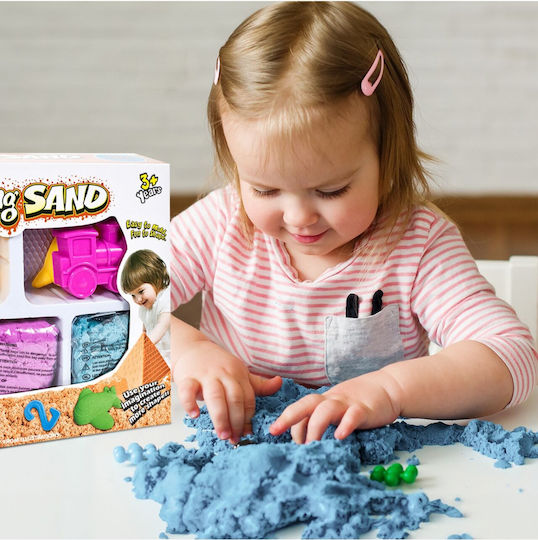 MalPlay Jucărie De Construcții Cu Nisip Modeling Sand Pentru Copii 3+ Ani