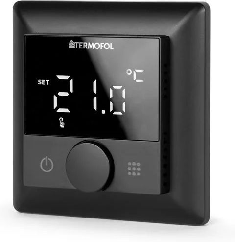 Set Încălzire Prin Pardoseală Termofol 1,5 Mp 150w/mp Termostat Negru