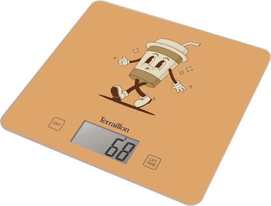 Terraillon T1040 Cantare De Bucatarie Digitală Până La 3Kg Portocalie