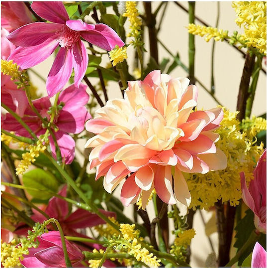 Artificial Dahlia Decorative Branch Dahlia Orange Atmosphera