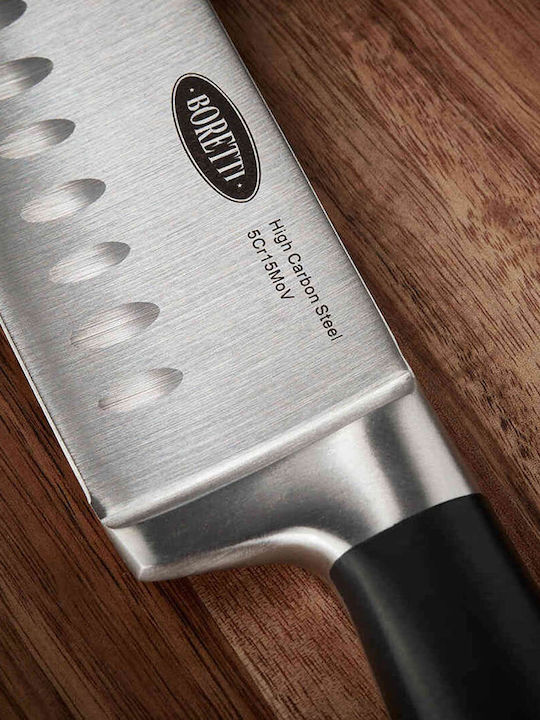Boretti Μαχαίρι Santoku από Ανοξείδωτο Ατσάλι 18cm